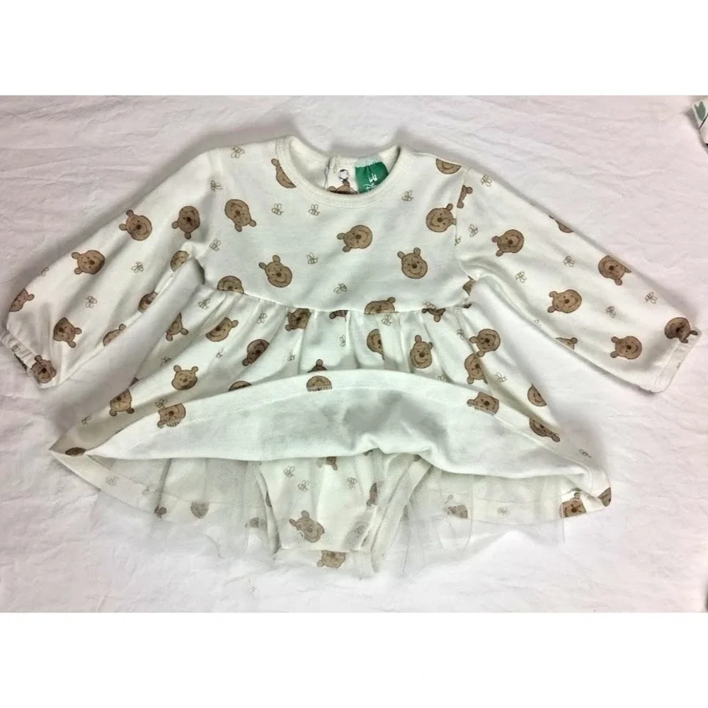 Disney Baby Girl 6 8 Mos Outfit Lot Winnie The Pooh Dumbo Minnie Sleeper Dress
